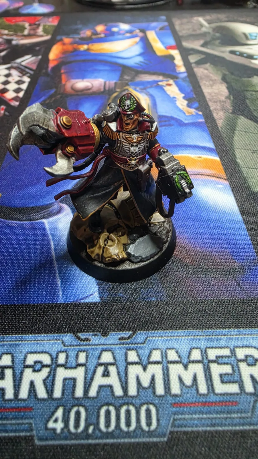 Commissar Sebastian Yarrick, painted by Adam, photograph 2 of 5